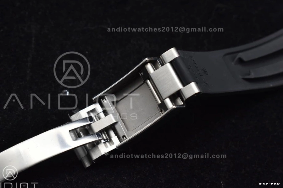 Dial 1:1 Strap Best Edition Unisex 116519 Oysterflex QF SA Gray on 788 Daytona Rubber 0211